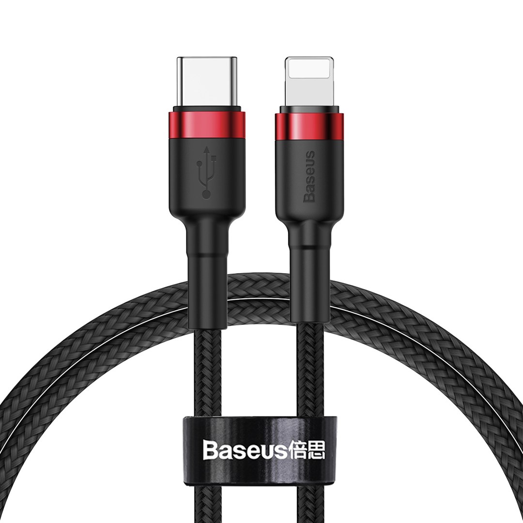 CAVO BASEUS USB-C LIGHTNING PER IPHONE, 1MT 18W BLACK